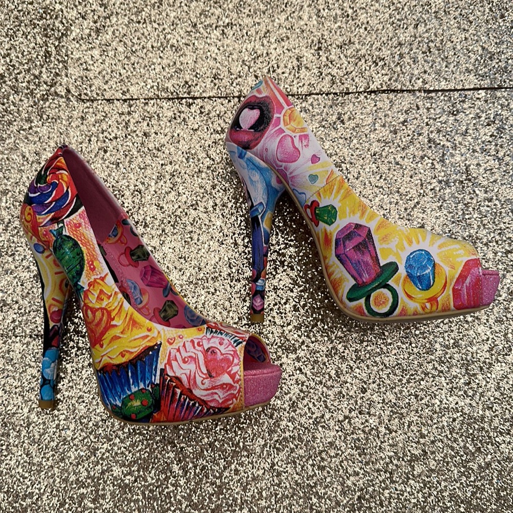 Iron Fist Size 7. Candy Heels. Never worn